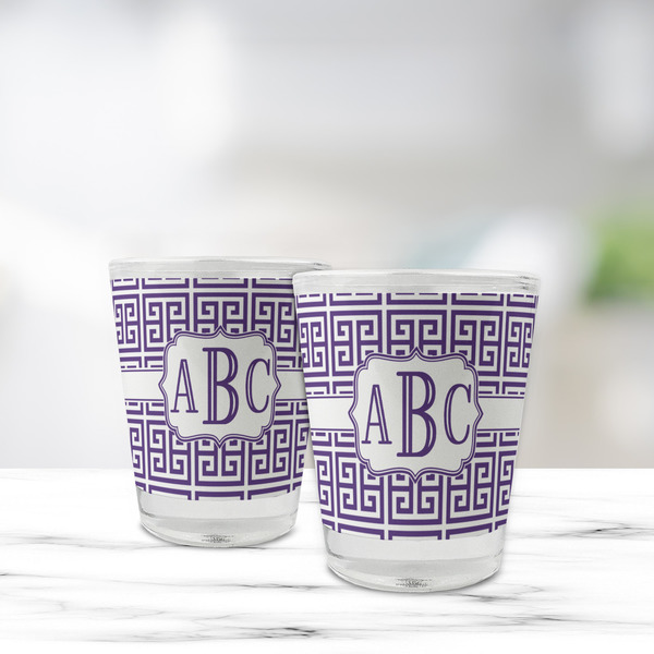 Greek Key Glass Shot Glass - Standard - LIFESTYLE