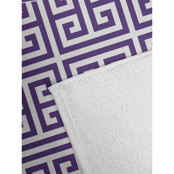 Greek Key Golf Towel - Detail