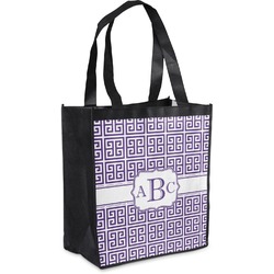 Greek Key Grocery Bag (Personalized)
