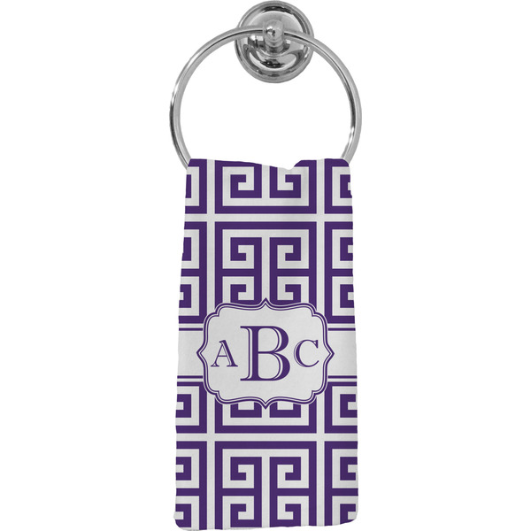 Custom Greek Key Hand Towel - Full Print (Personalized)