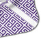 Greek Key Hooded Baby Towel- Detail Corner
