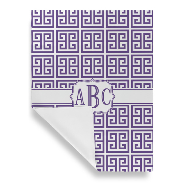 Greek Key House Flags - Single Sided - FRONT FOLDED