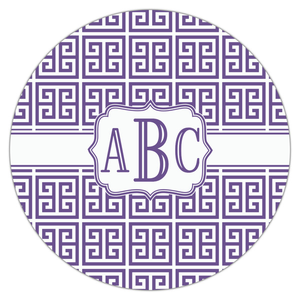 Greek Key Icing Circle - Large - Single