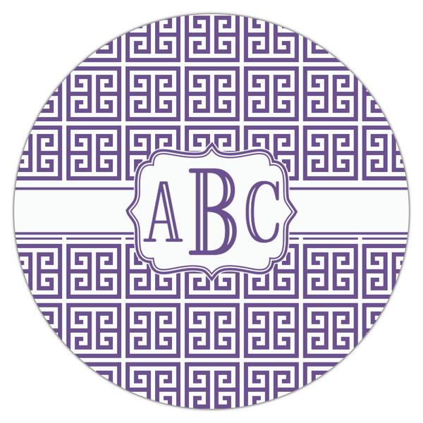 Greek Key Icing Circle - Medium - Single