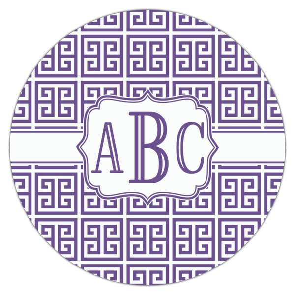 Greek Key Icing Circle - Small - Single