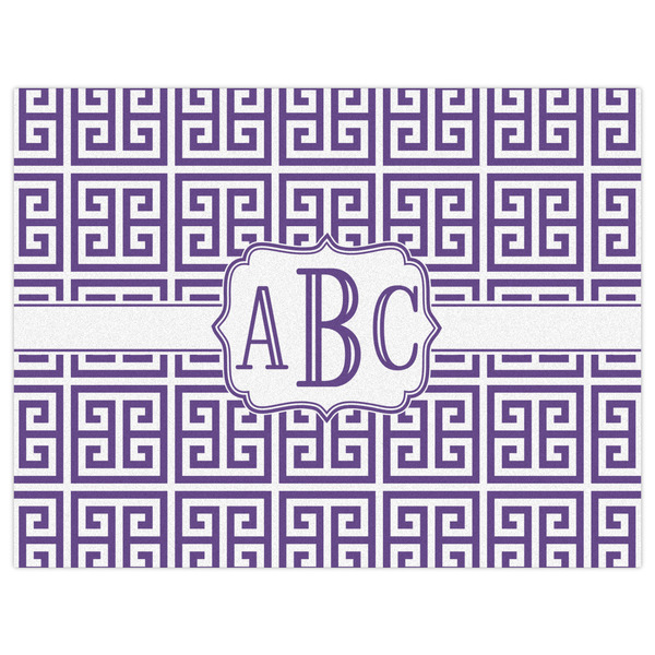 Greek Key Indoor / Outdoor Rug - 6'x8' - Front Flat