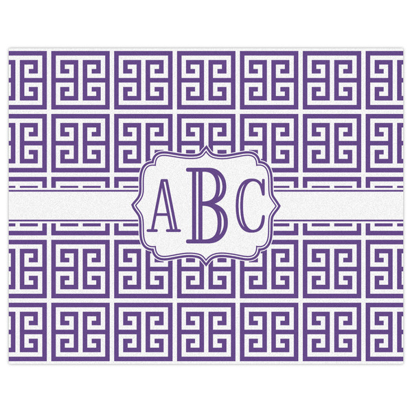 Greek Key Indoor / Outdoor Rug - 8'x10' - Front Flat