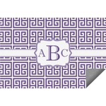 Greek Key Indoor / Outdoor Rug - 6'x8' w/ Monogram