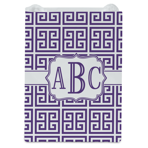 Greek Key Jewelry Gift Bag - Gloss - Front