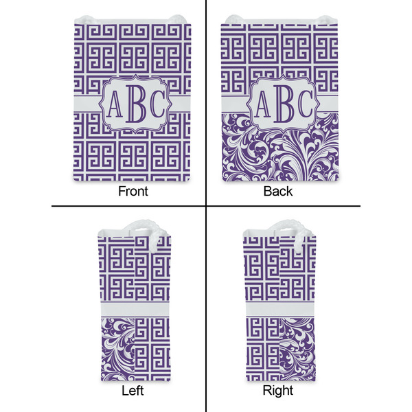 Greek Key Jewelry Gift Bag - Matte - Approval