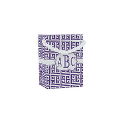 Greek Key Jewelry Gift Bags - Matte (Personalized)