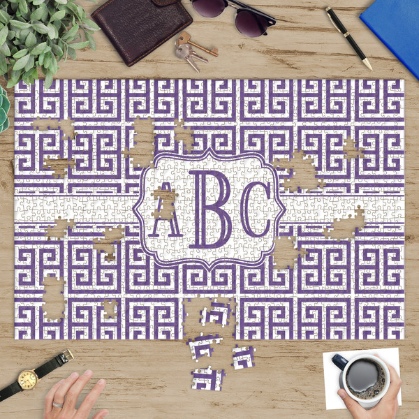 Greek Key Jigsaw Puzzle 1014 Piece - In Context