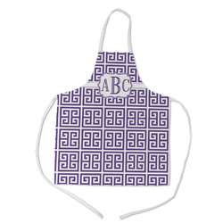 Greek Key Kid's Apron w/ Monogram