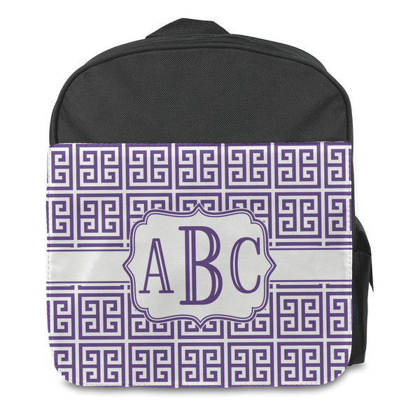 Greek Key Kids Backpack - Front