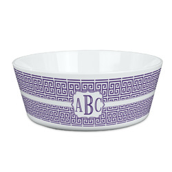 Greek Key Kid's Bowl (Personalized)