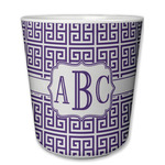 Greek Key Plastic Tumbler 6oz (Personalized)