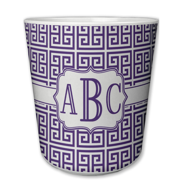 Custom Greek Key Plastic Tumbler 6oz (Personalized)