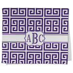Greek Key Kitchen Towel - Poly Cotton w/ Monograms