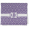 Greek Key Kitchen Towel - Poly Cotton w/ Monograms