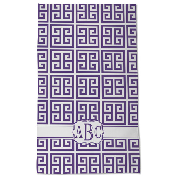 Greek Key Kitchen Towel - Poly Cotton - Full Front