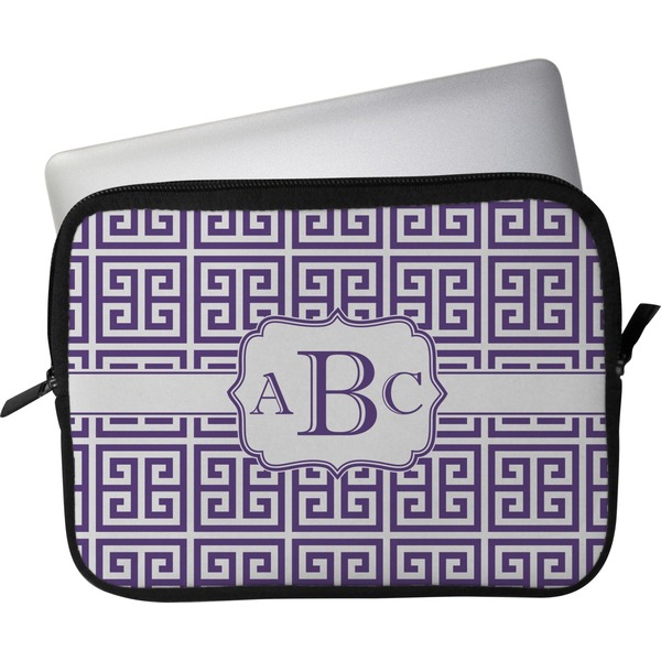 Custom Greek Key Laptop Sleeve / Case (Personalized)