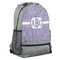 Greek Key Backpack - Grey (Personalized)