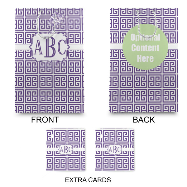 Greek Key Large Gift Bag - Approval