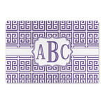 Greek Key Large Rectangle Car Magnet (Personalized)