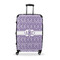 Greek Key Suitcase - 28" Large - Checked w/ Monogram
