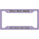 Greek Key License Plate Frame (Personalized)