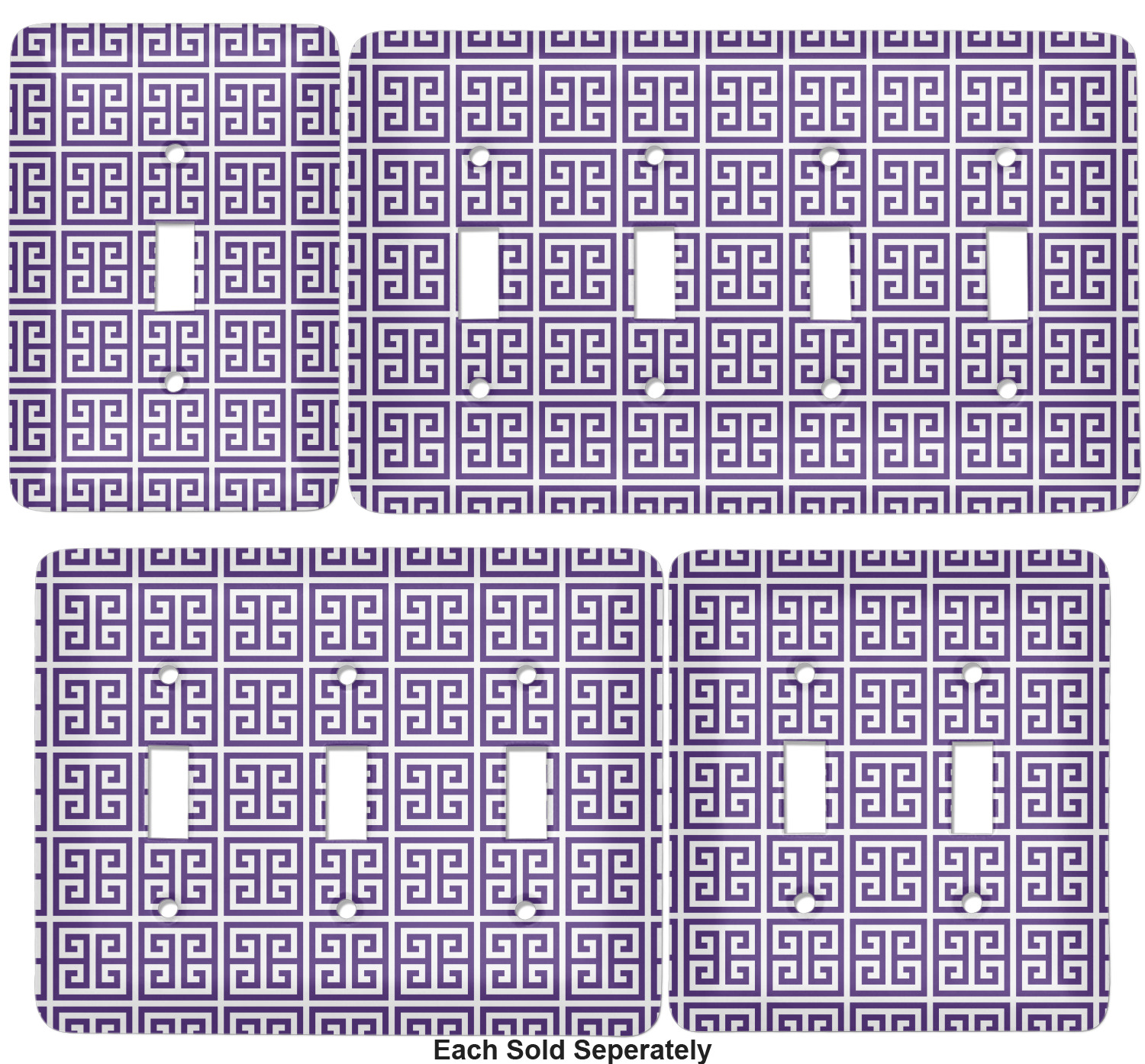 Greek Key Light Switch Cover (Personalized) YouCustomizeIt