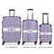Greek Key Luggage Bags all sizes - With Handle