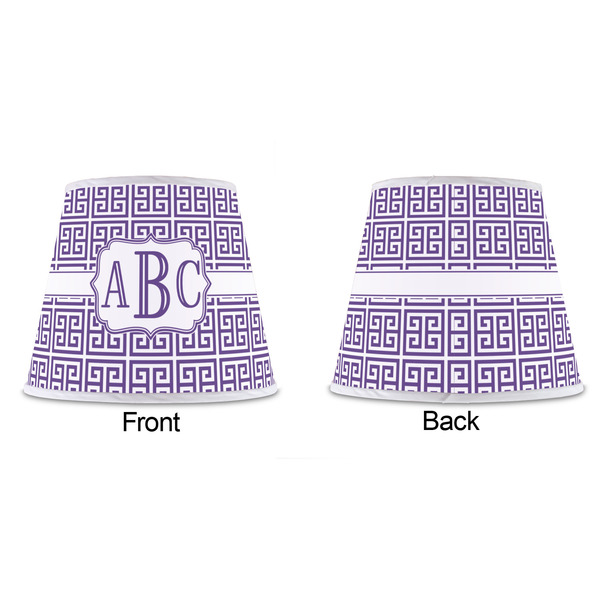 Greek Key Poly Film Empire Lampshade - Approval