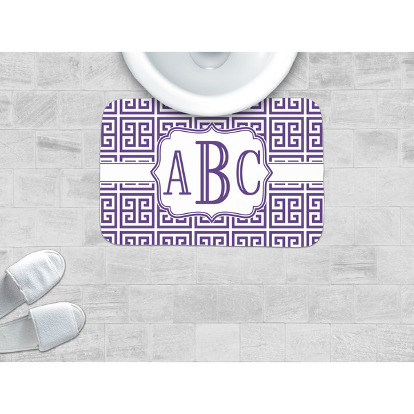 Greek Key Memory Foam Bath Mat - LIFESTYLE