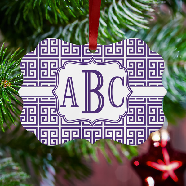 Greek Key Metal Benilux Ornament - Lifestyle