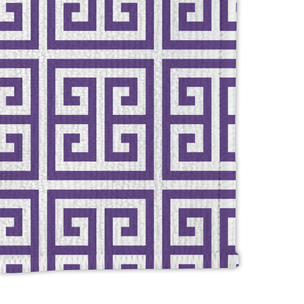 Greek Key Microfiber Dish Rag - DETAIL