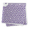 Greek Key Microfiber Dish Rag - FOLDED (square)