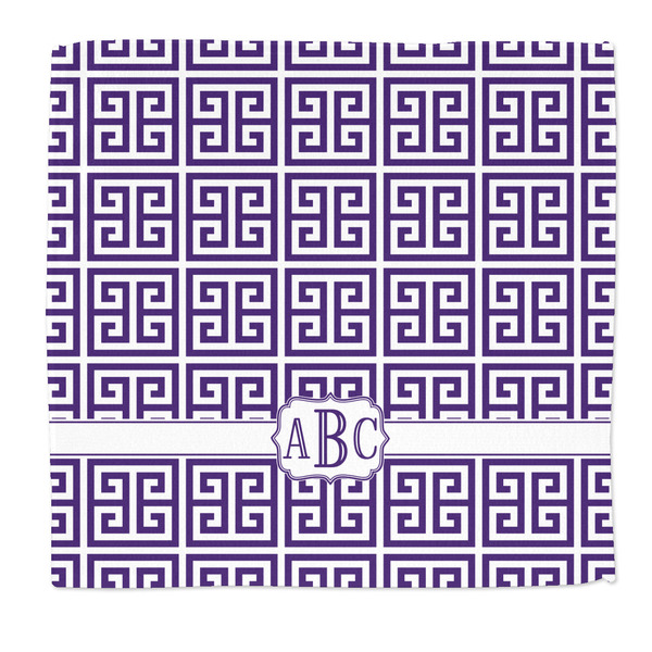 Custom Greek Key Microfiber Dish Rag (Personalized)