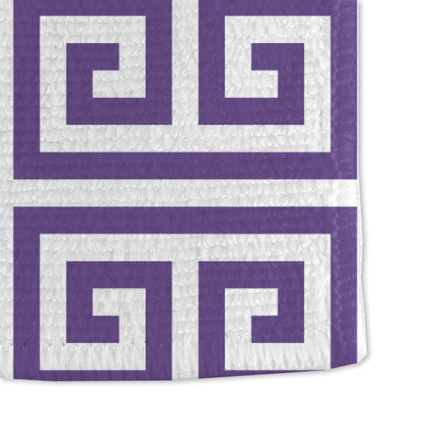 Greek Key Microfiber Dish Towel - DETAIL