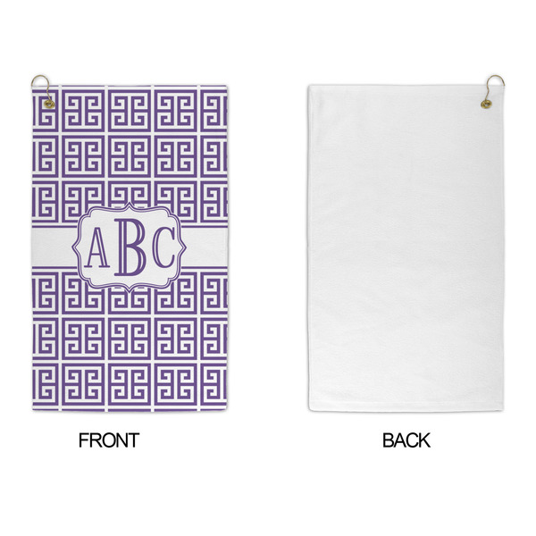 Greek Key Microfiber Golf Towels - APPROVAL