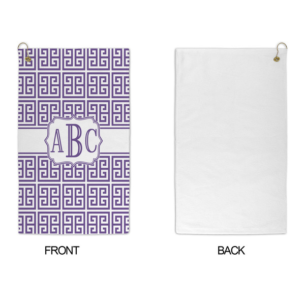 Greek Key Microfiber Golf Towels - APPROVAL
