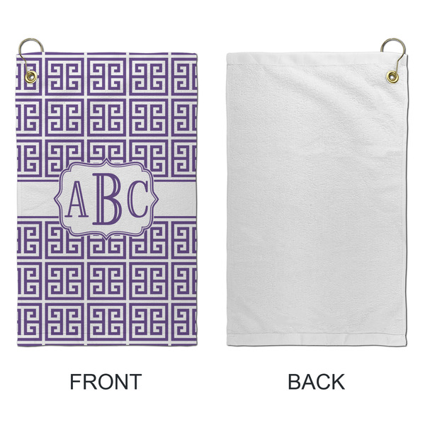 Greek Key Microfiber Golf Towels - Small - APPROVAL