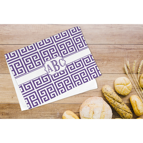Greek Key Microfiber Kitchen Towel - LIFESTYLE