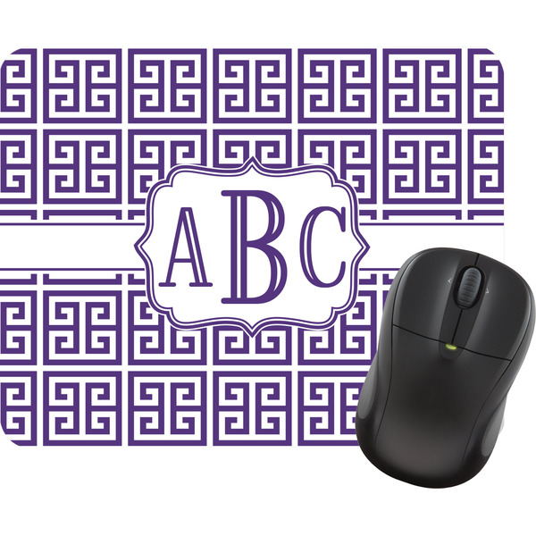 Custom Greek Key Rectangular Mouse Pad (Personalized)