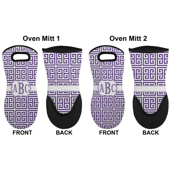 Greek Key Neoprene Oven Mitt - Set of 2 - Approval
