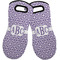 Greek Key Neoprene Oven Mitts - Set of 2 w/ Monogram