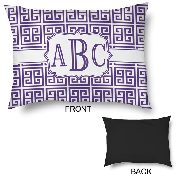 Greek Key Outdoor Dog Beds - Large - APPROVAL