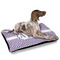 Greek Key Outdoor Dog Beds - Large - IN CONTEXT