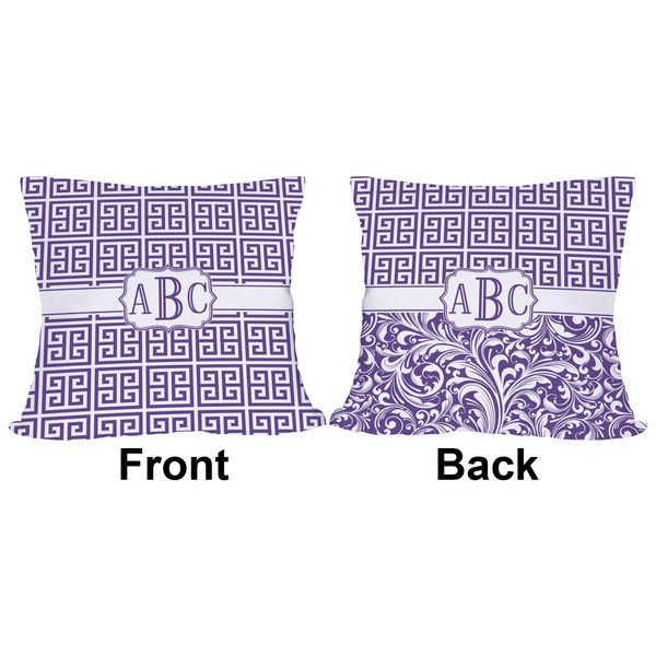 Greek Key Outdoor Pillow - 16x16