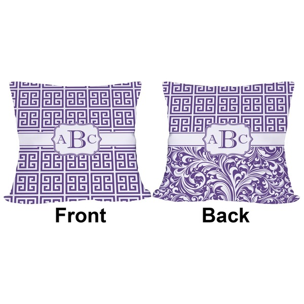 Greek Key Outdoor Pillow - 18x18
